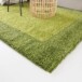 Alfombra de pasillo de pelo largo con ribete Shaggy Trend - Verde