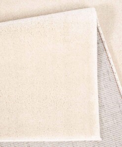 Alfombra de terciopelo Gala - Marfil - close up vouw, thumbnail