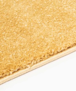 Alfombra de terciopelo Gala - Amarilla - close up zijkant, thumbnail