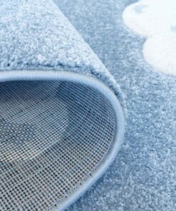 Alfombra infantil nube - Cloud azul - close up vouw, thumbnail