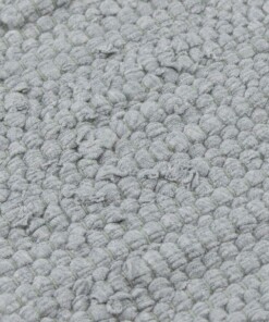 Alfombra kilim pasillo​ - Bomull gris - close up materiaal, thumbnail