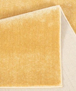 Alfombra de terciopelo Gala - Amarilla - close up vouw, thumbnail