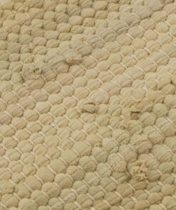 Alfombra kilim pasillo​ - Bomull beige - close up materiaal, thumbnail