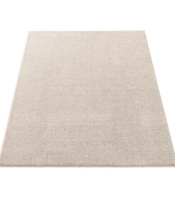 Alfombra de pelo liso Qualis - Crema - overzicht schuin, thumbnail Alfombra de pelo liso Qualis - Crema - overzicht schuin, thumbnail