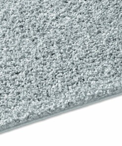 Alfombra de pasillo de pelo largo Classic - Azul claro - close up zijkant, thumbnail