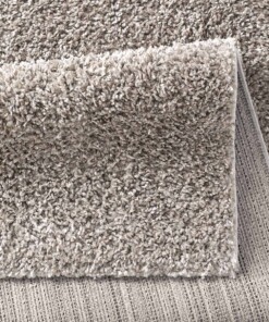 Alfombra de pasillo de pelo largo Classic - Gris - close up vouw, thumbnail