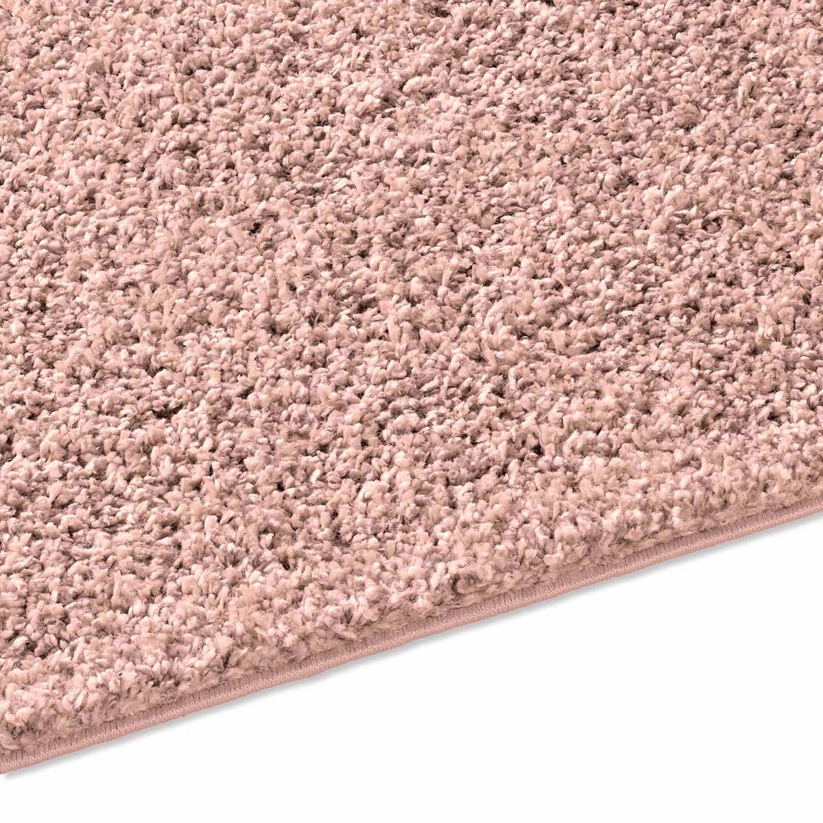 Alfombra de pelo largo Classic - Rosa - close up zijkant Alfombra de pelo largo Classic - Rosa - close up zijkant