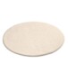Alfombra redonda suave Loft - Crema (lavable a 30 °C) - overzicht schuin, thumbnail