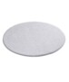 Alfombra redonda suave Loft - Gris (lavable a 30°C) - overzicht schuin, thumbnail