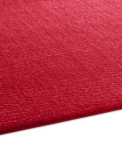 Alfombra suave Loft - Roja (lavable a 30 °C) - close up zijkant, thumbnail Alfombra suave Loft - Roja (lavable a 30 °C) - close up zijkant, thumbnail