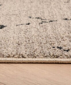 Alfombra bereber Beni Ouarain Sufian - Gris/Negro - close up zijkant, thumbnail Alfombra bereber Beni Ouarain Sufian - Gris/Negro - close up zijkant, thumbnail