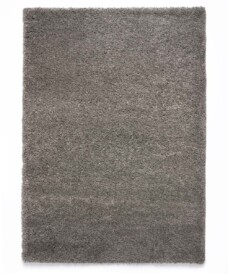Alfombra pelo largo - Shaggy Grand gris claro - overzicht boven, thumbnail