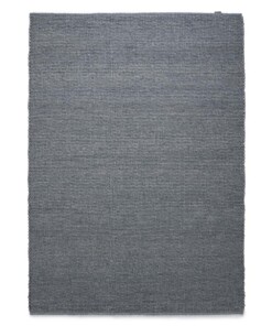 Alfombra de lana Lett - Azul acero - overzicht boven