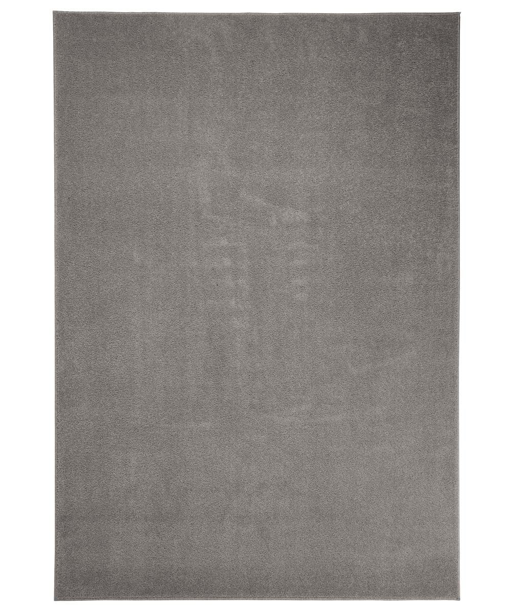 Alfombra de pelo liso Fine - Gris claro - overzicht boven Alfombra de pelo liso Fine - Gris claro - overzicht boven