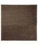 Alfombra cuadrada de pelo liso Fine - Moka - overzicht boven, thumbnail