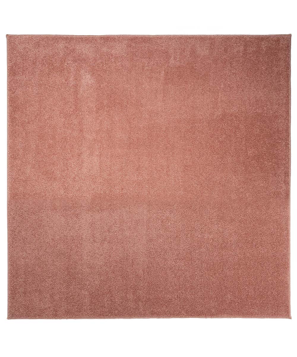 Alfombra cuadrada de pelo liso Fine - Rosa - overzicht boven Alfombra cuadrada de pelo liso Fine - Rosa - overzicht boven