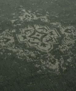 Alfombra vintage - Nomad - Verde - close up, thumbnail