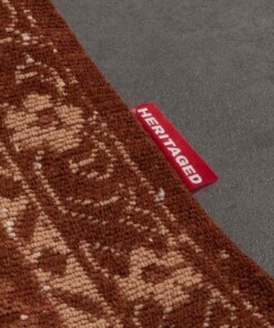 Alfombra vintage - Nomad - Color óxido - close up, thumbnail