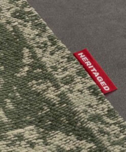 Alfombra vintage - Traditions - Verde - close up, thumbnail