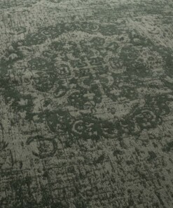 Alfombra vintage - Traditions - Verde - close up, thumbnail