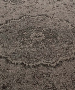 Alfombra vintage - Village - Gris - close up, thumbnail