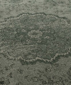 Alfombra vintage - Village - Verde - close up, thumbnail