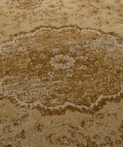 Alfombra vintage - Village - Amarillo mostaza - close up, thumbnail