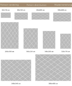 Alfombra a rombos de pelo largo Habitat - Blanco/Negro Alfombra a rombos de pelo largo Habitat - Blanco/Negro