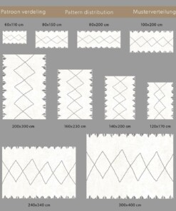 Alfombra bereber de pelo largo Artisan - Blanco/Gris Alfombra bereber de pelo largo Artisan - Blanco/Gris