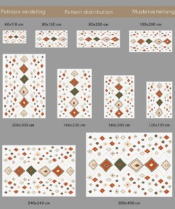 Alfombra Boho de pasillo de pelo largo Artisan - Beige/Multicolor