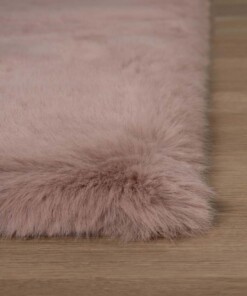 Alfombra cuadrada suave de pelo largo - Comfy Plus - Rosa Alfombra cuadrada suave de pelo largo - Comfy Plus - Rosa