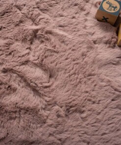 Alfombra suave de elefantes para niños - Fluffy Rosa