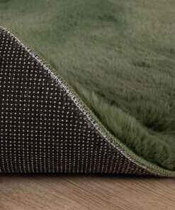 Alfombra suave en forma de nube - Fluffy verde oliva Alfombra suave en forma de nube - Fluffy verde oliva