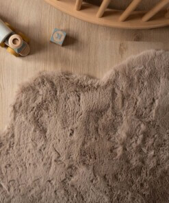 Alfombra suave en forma de nube - Fluffy Tórtola