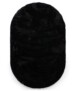 Alfombra ovalada suave - Comfy Plus - Negro - overzicht boven, thumbnail