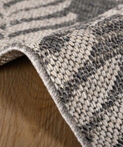 Alfombra de exterior con hojas de palmera Sunny - Gris Oscuro Alfombra de exterior con hojas de palmera Sunny - Gris Oscuro