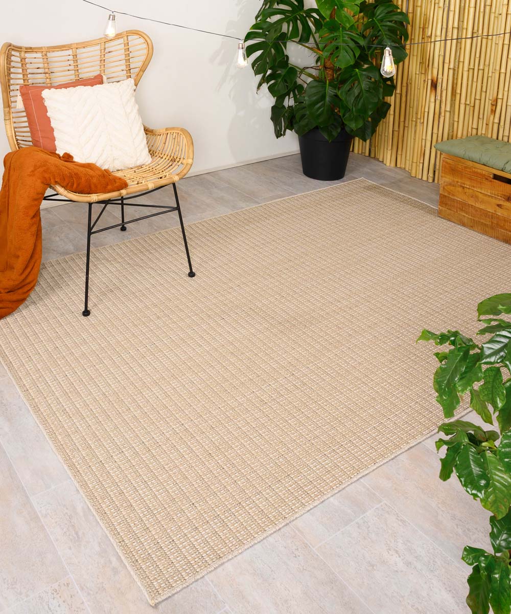 Alfombra de exterior Sunny - Beige - sfeer Alfombra de exterior Sunny - Beige - sfeer