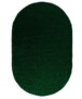 Alfombra ovalada de pelo largo - Shaggy Trend Verde Esmeralda - overzicht boven, thumbnail