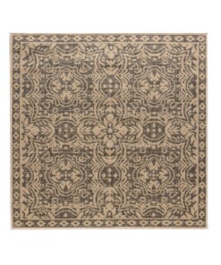 Alfombra cuadrada de exterior Sunny Oriental - Beige/Negro - overzicht boven, thumbnail Alfombra cuadrada de exterior Sunny Oriental - Beige/Negro - overzicht boven, thumbnail