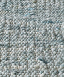 Alfombra de lana - Bokn Azul Claro