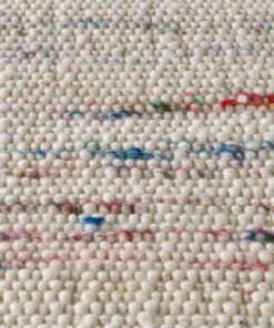 Alfombra de lana - Bokn Blanco/Multicolor Alfombra de lana - Bokn Blanco/Multicolor