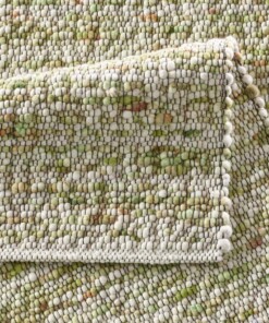 Alfombra de lana - Verde Ursule