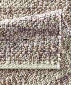 Alfombra de lana - Ursule Marrón/Gris