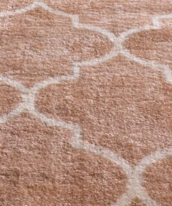 Alfombra lavable - Trellis Rosa/Blanco