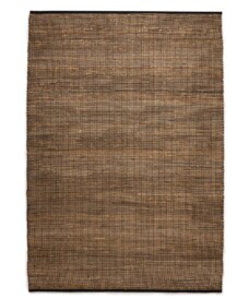 Alfombra de yute - Torget Natural/Negro - overzicht, thumbnail