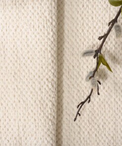 Alfombra de algodón - Svelvik Blanco - close up, thumbnail