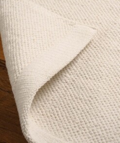 Alfombra de algodón - Svelvik Blanco - close up, thumbnail