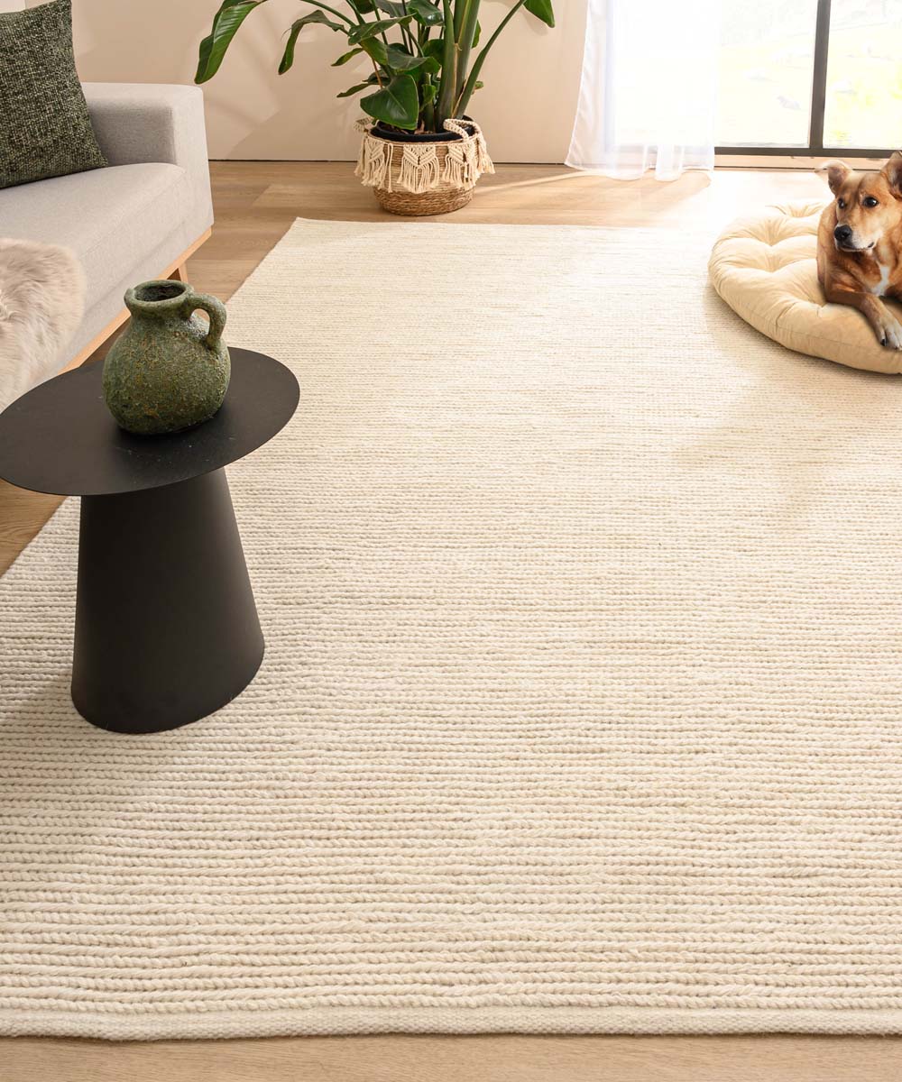 Alfombra de lana - Narvik Blanco - sfeer Alfombra de lana - Narvik Blanco - sfeer