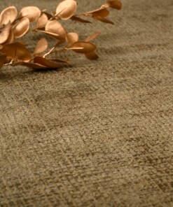 Alfombra de viscosa - Gem Verde Oliva - close up, thumbnail