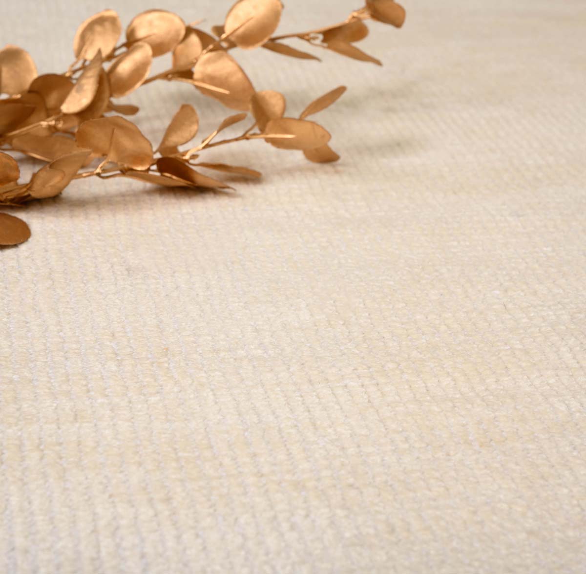 Alfombra de viscosa - Gem Blanco - close up Alfombra de viscosa - Gem Blanco - close up